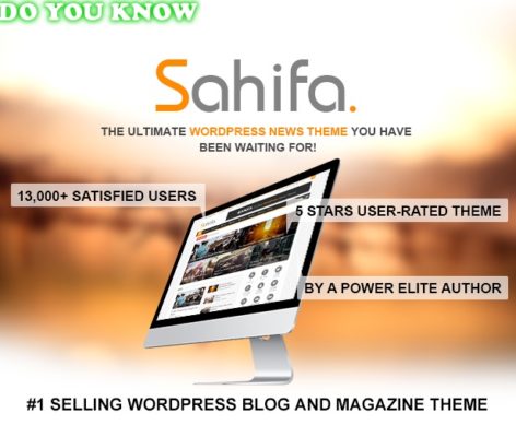 Sahifa – Best Responsive WordPress theme – Free download