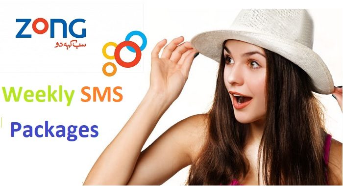 Zong Weekly SMS Packages/Bundles