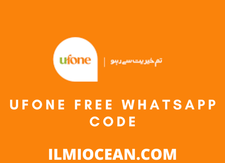 Ufone Free WhatsApp Code  latest 2022 – Free WhatsApp Offer