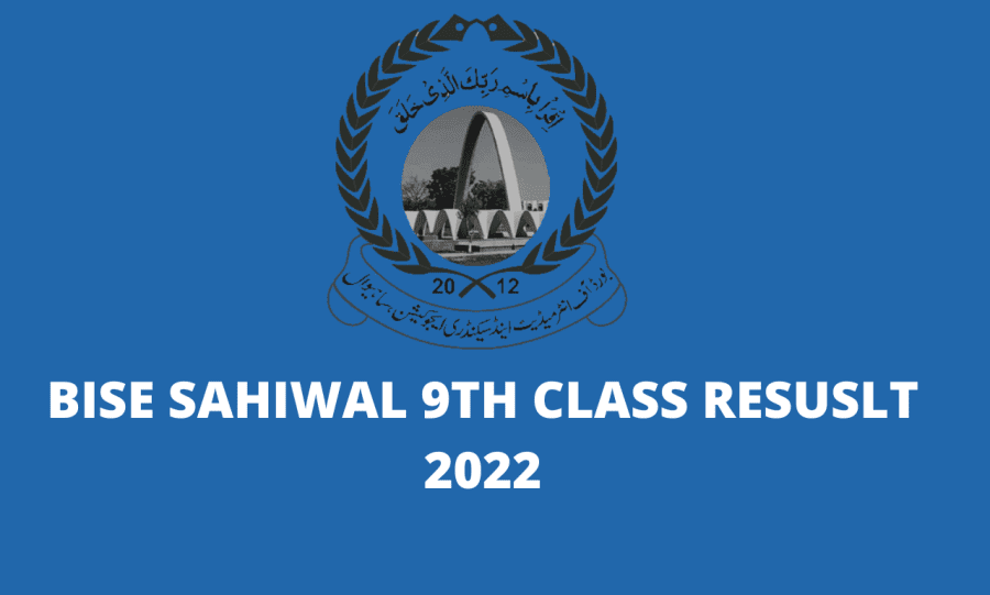 Bise Sahiwal 9th class result 2022