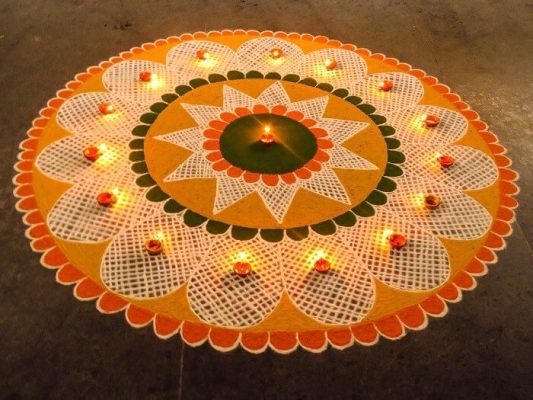 Best Rangoli Designs collection 100+ | Simple, Diwali, Peacock, & Flower