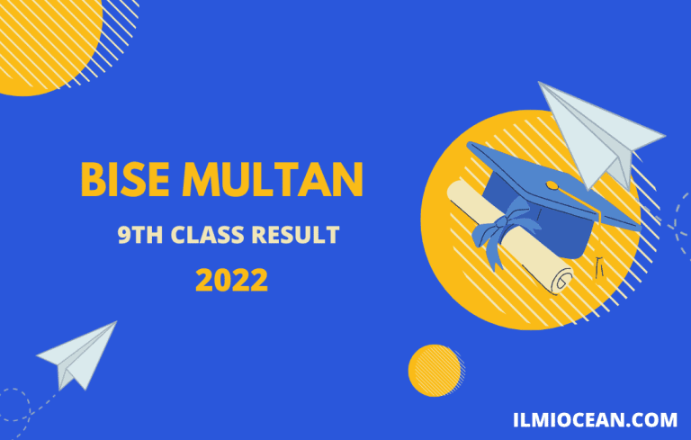 BISE Multan 9th Class Result 2022 | Multan Board